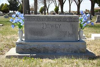 Alvin Dewey Tombstone